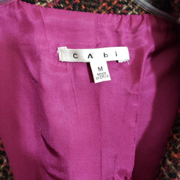 Cabi Plaid Tweed Vest - Picture 2 of 4